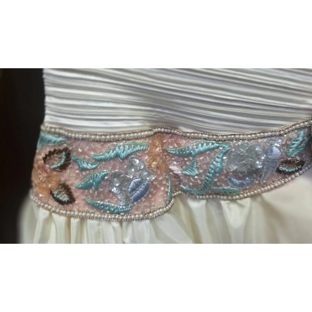 Lillie Rubin Couture Off-Shoulder Formal Dress - Size 8 - Picture 6 of 16
